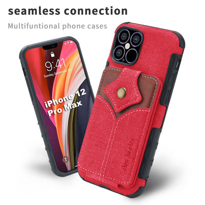 Περίπτωση δέρματος Iphone τηλεφωνικής περίπτωσης πορτοφολιών δέρματος τηλεφωνικής περίπτωσης δέρματος