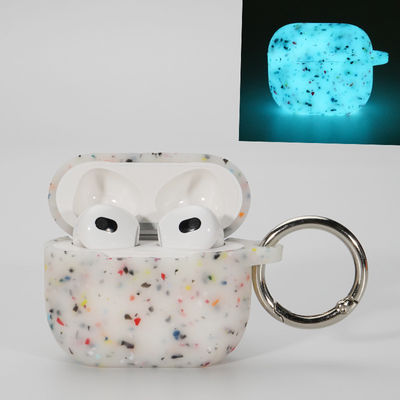 Αβλαβής ακουστικών περίπτωσης περίπτωση Airpods σιλικόνης κάλυψης φωτεινή υπέρ