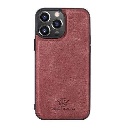Άνευ ραφής Iphone 12/Iphone 13 τηλεφωνική περίπτωση δέρματος πολυσύνθετο Iphone 14 περίπτωση