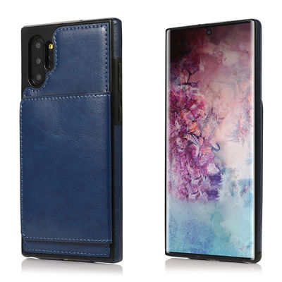 Κτύπημα 3 κτύπημα 4 γαλαξιών Ζ της Samsung μεταλλινών cOem 5g υπόθεσης δέρματος πορτοφόλι κατόχων καρτών