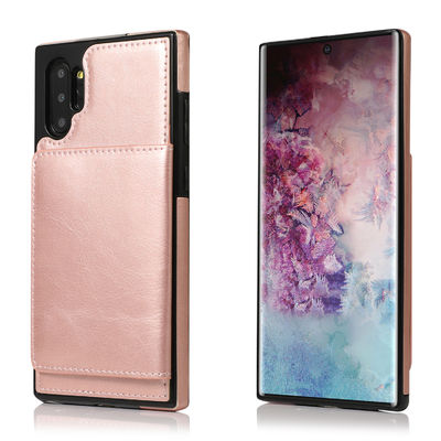 Κτύπημα 3 κτύπημα 4 γαλαξιών Ζ της Samsung μεταλλινών cOem 5g υπόθεσης δέρματος πορτοφόλι κατόχων καρτών