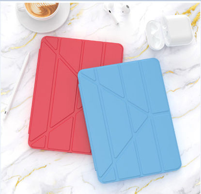 Η έξυπνη Apple IPad 10,2 PU 7ης παραγωγής περίπτωσης προστατευόμενο από τους κραδασμούς δέρμα