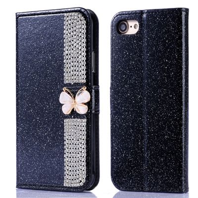Flash Powder Electroplated Diamond Inlay Phone Case για το iPhone Xr Xs 11 12 13 14 Pro Max Κεφάλαιο κάλυψης